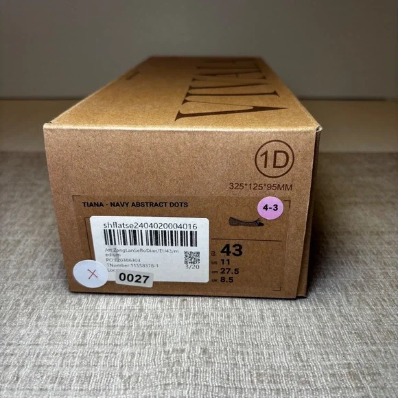 VIVAIA Almond-Toe Bow Flats (Tiana) EU 43/ US 11 - Picture 9 of 10